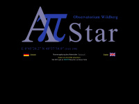 astro-wildberg.de Webseite Vorschau