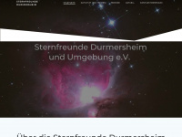 sternfreunde-durmersheim.de Webseite Vorschau