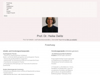 heike-delitz.de Webseite Vorschau