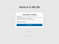 e-x-akt.de Webseite Vorschau