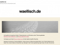 waellisch.de Webseite Vorschau