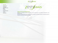 zero-haus.de Webseite Vorschau