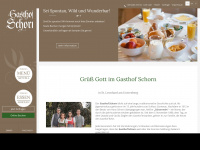 gasthofschorn.at Webseite Vorschau