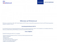pz-solutions.at Webseite Vorschau