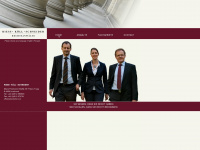 solicitors.at Webseite Vorschau