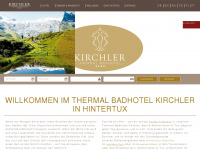 badhotel-kirchler.at Webseite Vorschau