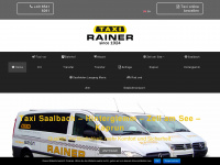taxirainer.at Webseite Vorschau