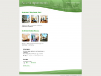 austria-apartments.at Webseite Vorschau