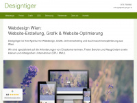 designtiger.at Webseite Vorschau