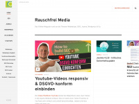 rauschfrei-media.at Webseite Vorschau