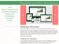 wienerweb.at Webseite Vorschau