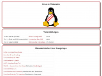 linux.at Webseite Vorschau