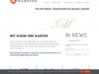 martinshof.at Webseite Vorschau
