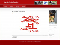 agilityfanclub.at Webseite Vorschau