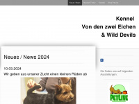 norwich-terrier.at Webseite Vorschau