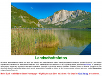 landschaftsfotos.at Webseite Vorschau