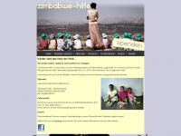zimbabwe-hilfe.at Webseite Vorschau