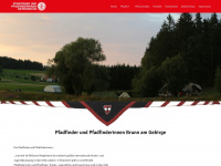 pfadfinder-brunn.at Webseite Vorschau