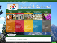 naturpark-riedingtal.at Webseite Vorschau