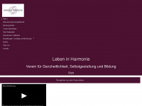 lebeninharmonie.at Webseite Vorschau