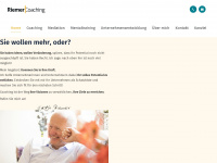 riemer-coaching.at Webseite Vorschau