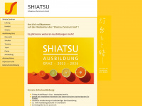 shiatsu-zentrum.at Webseite Vorschau