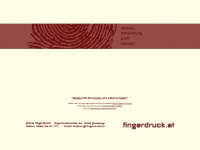 fingerdruck.at Webseite Vorschau