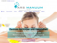 ars-manuum.at Webseite Vorschau