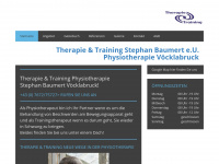 therapie-training.at Webseite Vorschau