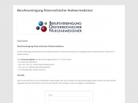 bv-nuklearmedizin.at Webseite Vorschau