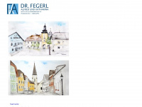 dr-fegerl.at Webseite Vorschau