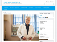 prostatavorsorge.at Webseite Vorschau