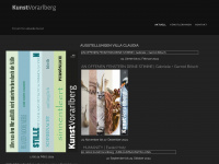kunstvorarlberg.at Webseite Vorschau