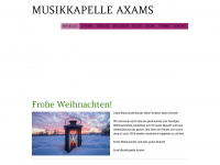 mk-axams.at Webseite Vorschau