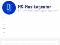 ms-dj.at Webseite Vorschau