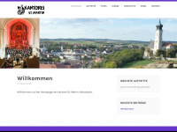 kantorei.at Webseite Vorschau