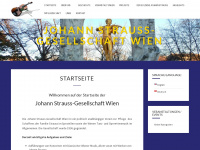 johann-strauss-gesellschaft.at Webseite Vorschau