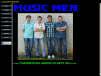 musicmen.at Webseite Vorschau