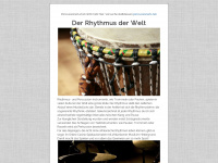 percussionart.at Webseite Vorschau