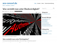 ace-concert.de Webseite Vorschau