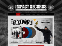 impact-records.de Webseite Vorschau