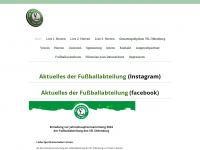 vfl-oldenburg-fussball.de Webseite Vorschau