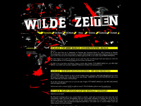 wildezeiten.com Webseite Vorschau
