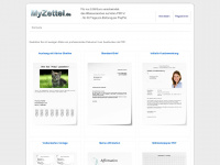 myzettel.de Webseite Vorschau