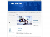 klaus-bartram.de Webseite Vorschau