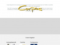 corpus-sport.de Webseite Vorschau