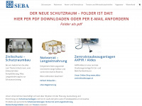 seba.at Webseite Vorschau