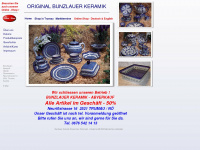 bunzlauer-keramik.at Webseite Vorschau