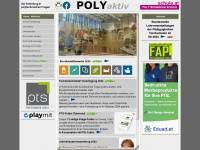 polyaktiv.at Webseite Vorschau