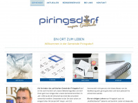 piringsdorf.at Webseite Vorschau